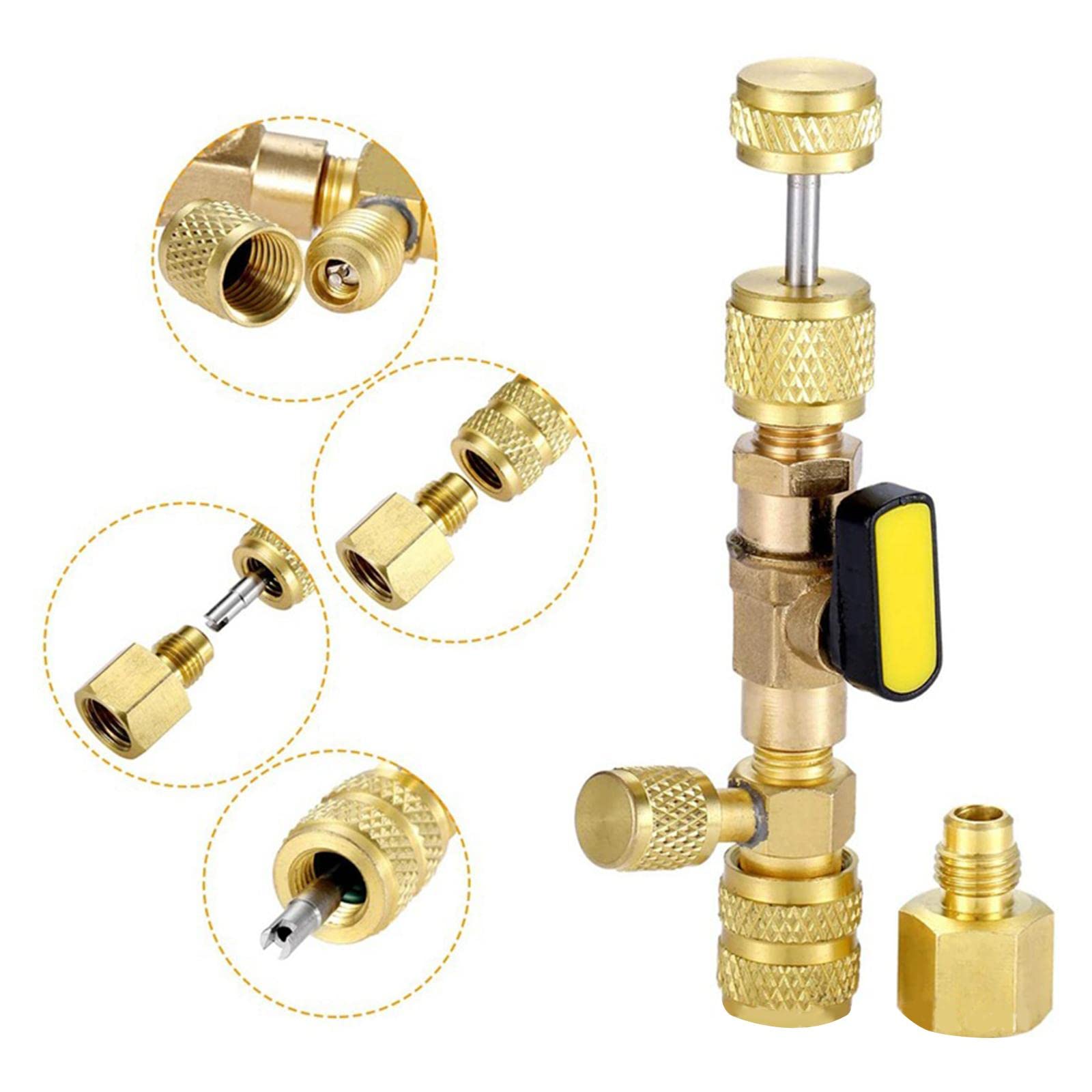 Ventileinsatz Entferner, Zwei Größen 1/4" Und 5/16", Ausbauwerkzeug für R134A Und R12