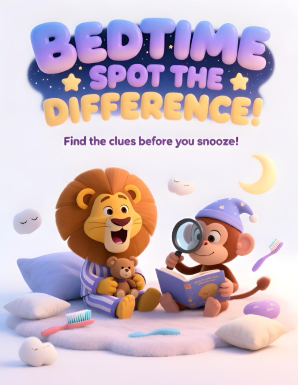 BEDTIME SPOT THE DIFFERENCE!: Find the clues before you snooze!