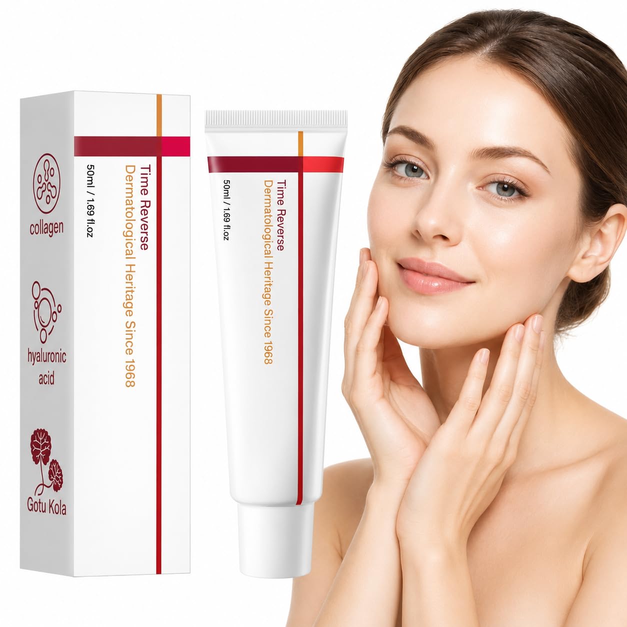 KoraGlow Cica Glow Cream Crema Viso Con Centella Asiatica Collagene Acido Ialuronico Per Pelle Luminosa (2 pcs)
