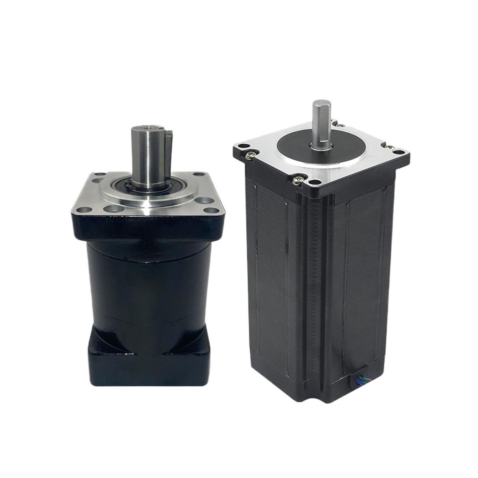 QfUxYYSLD 1pcs Nema23 57mm Planetary Gearbox Ratio 3:1 4:1 5:1 6:1 10:1 with Nema23 Stepper Motor 57x112mm 3N 8mm Single Shaft(Ratio 10 to 1)