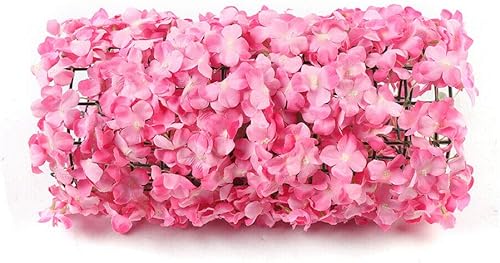 Miniatura 9 de LOYALHEARTDY 20 paneles de pared artificiales de flores rosas, decoraciones de flores de pared, decoración de escenario de boda, panel de pared de