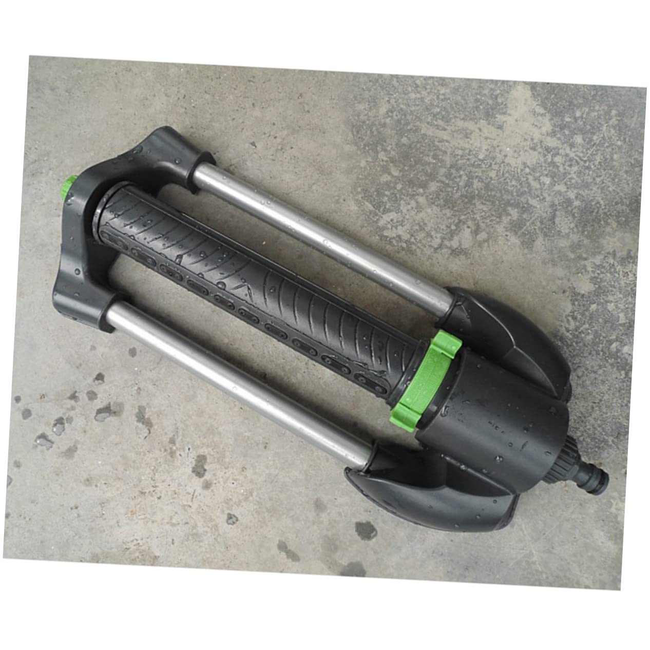 Irrigatore Rotante Automatico da Giardino 1 Pezzo Plastica Metallo Nero | Oscillante per Prato, Rapido Bagnamento del Terreno, Copertura Ampia, Uso su Piante