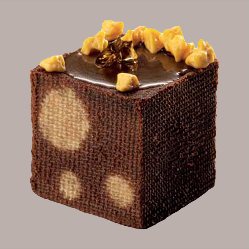 Lucgel Sotto torta Vassoio Cartone Oro Nero Microtriplo Rettangolare 40x50cm - 5 pezzi -