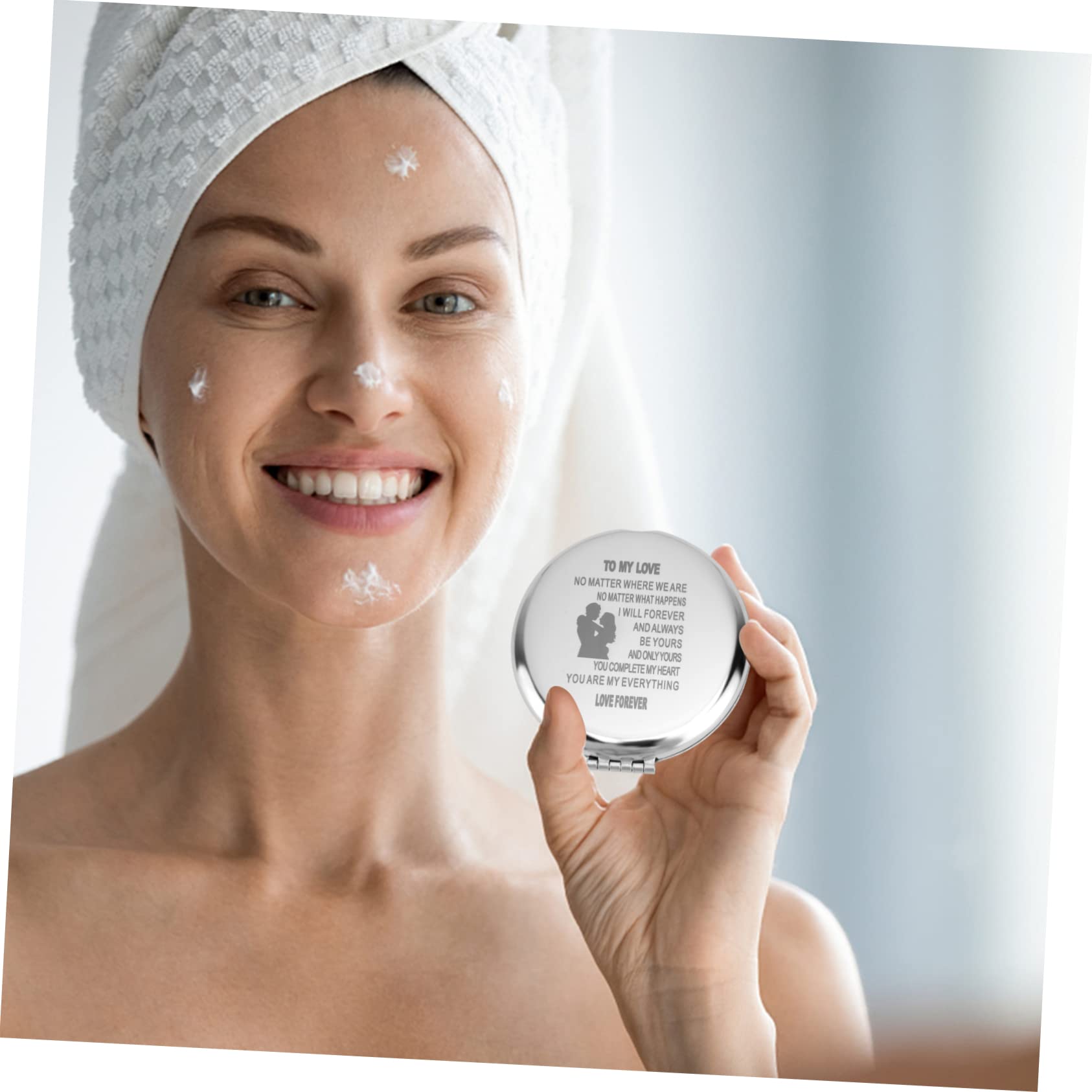 MAGICLULU 3 Specchietti Compatti Per Il Trucco Infrangibili E Ripiegabili Per Viaggi Feste Picnic Aspetto Alla Moda Da Donna