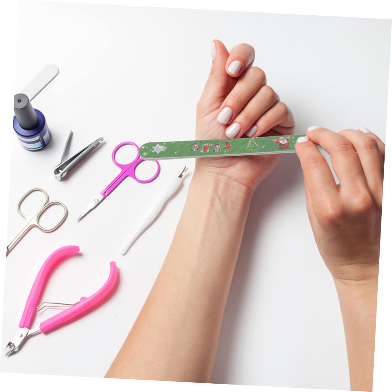 24stücke Nagelfeilen Verschiedenen Körnungen für Maniküre und Pediküre zum Feilen Glätten und Entfernen der Nagelhaut Geeignet für Nagelkunst-diy Wie Abgebildet Zufälliger Stil