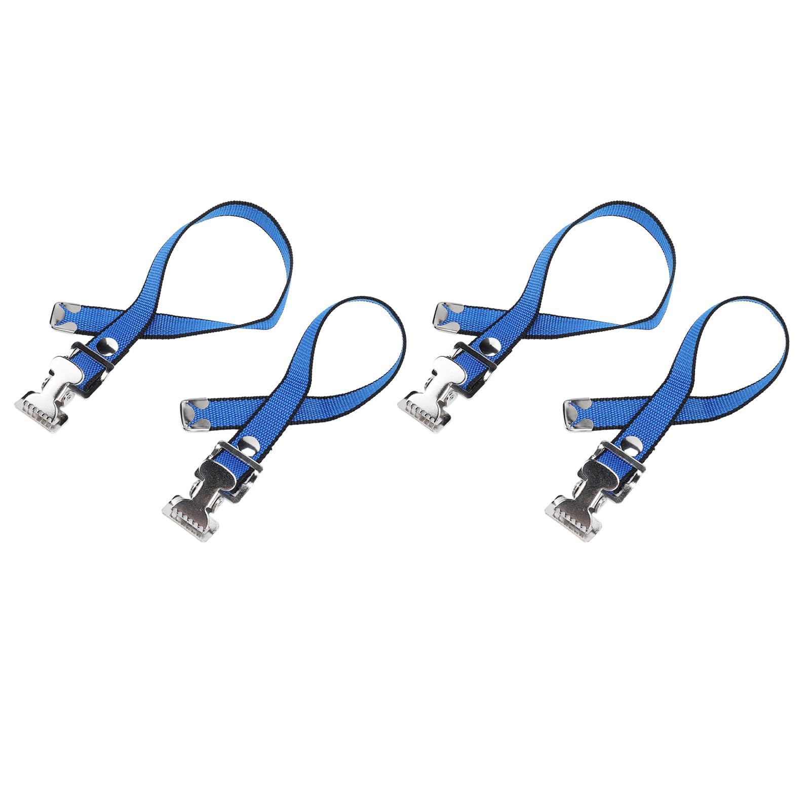 4 Pieces Stilts, Sancos Aluminum Stilts, Stilt Straps Flexible Nylon Aluminum Alloy Buckle Straps Kit (Blue)