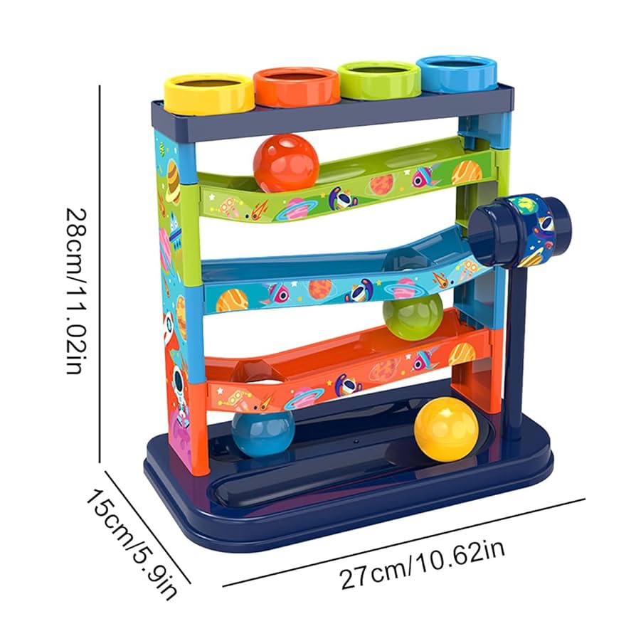 自製3Dプリント LED付き 回転式 ビー玉コースター インテリア Marble Run Machine 20【Alternate】 ビー玉コースター20