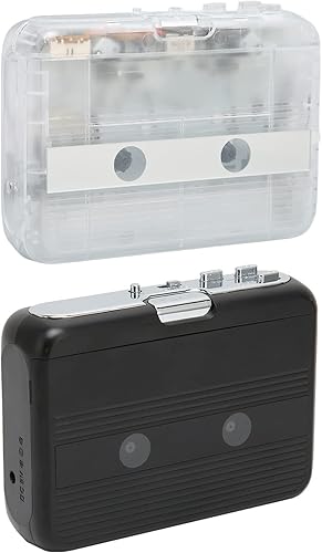 Miniatura 9 de Lazmin112 Reproductor de casete Bluetooth, reproductor de cinta de audio estéreo portátil con auriculares, función de marcha atrás automática