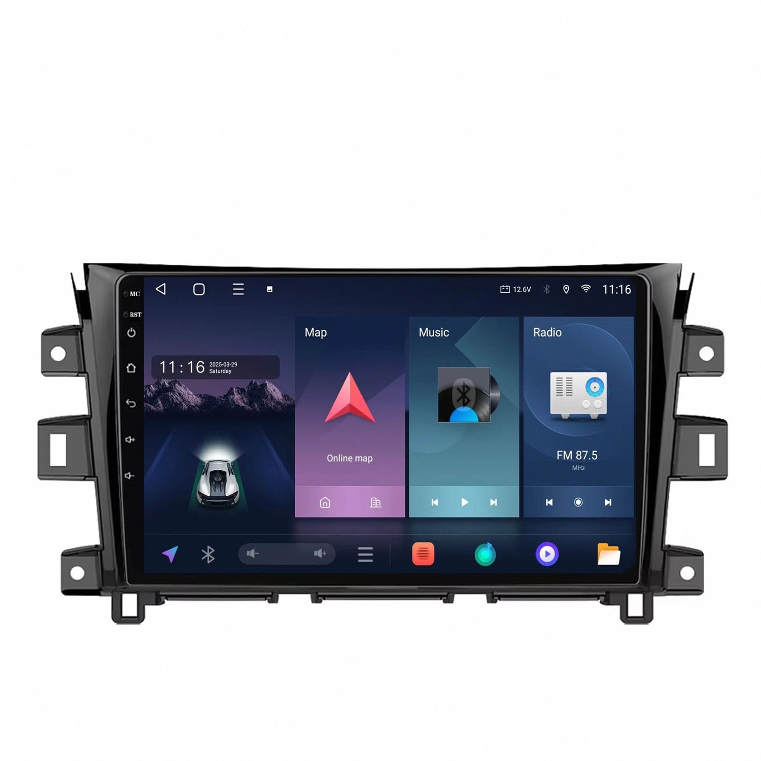 Pantalla Carplay para Nissan Navara inalámbrica que elimina cables con Android Auto y Bluetooth 8