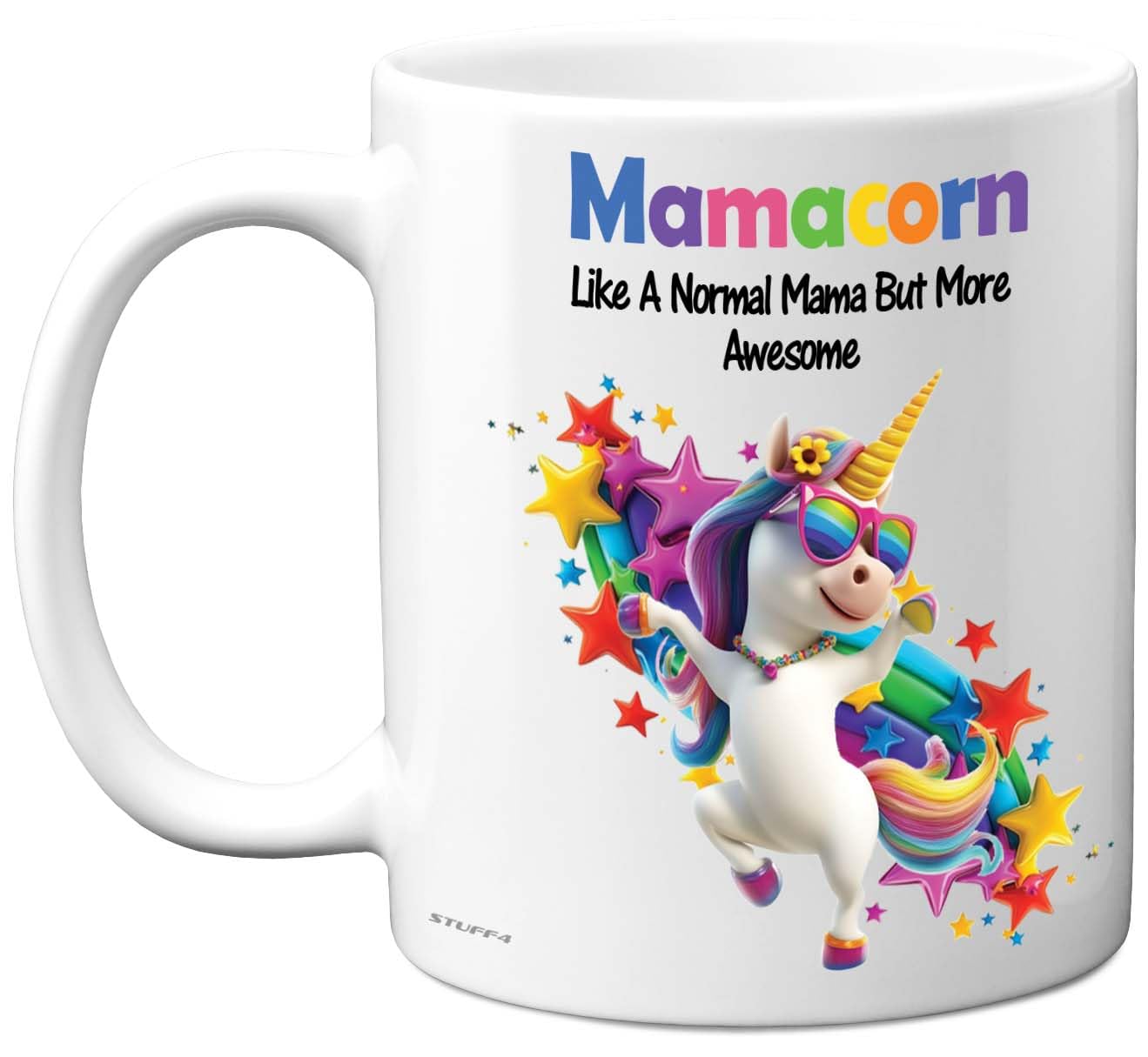 Stuff4 Women's Mama Gifts - Corn Mug - Happy Birthday Gifts For From Son Daughter, Unicorn Mother's Day Presents, 11Oz Ceramic Dishwasher Safe Premium Mugs