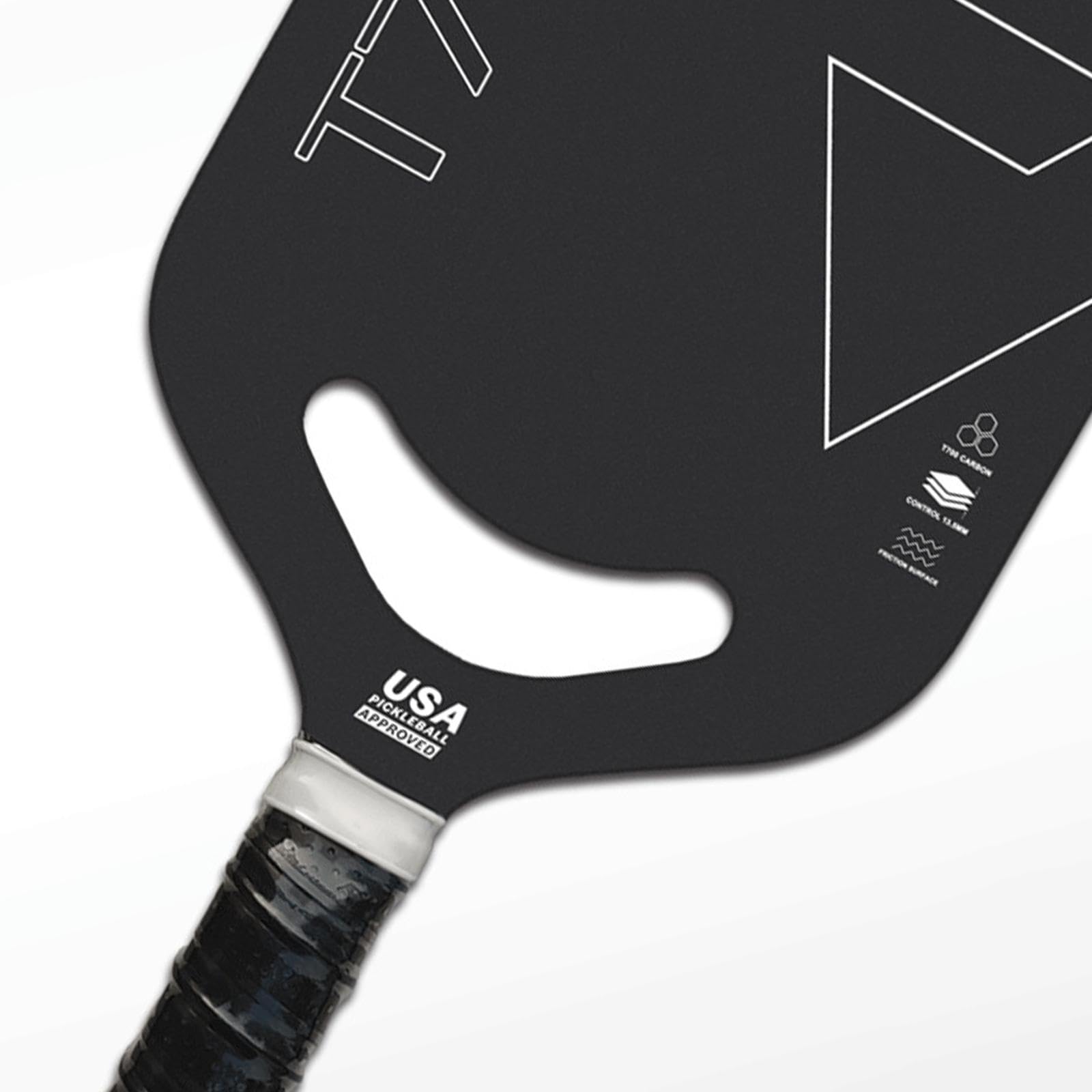 LOVIVER Racchetta da Pickleball in Fibra di Carbonio, Racchetta da Pickleball Portatile, Racchetta da Pickleball Professionale di Alta qualità, Nucleo a Nido