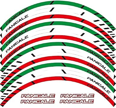 12 X Thick Edge Outer Rim Sticker Stripe Wheel Decals FIT Ducati 1299 Panigale S 959 Panigale