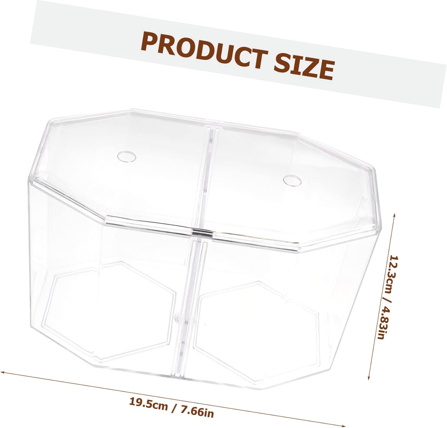 ARTIBETTER Transparent Fish Isolation Tank Two Compartments High- Breeding Box for Betta and Small Fish Aquarium Incubator for Spawning and