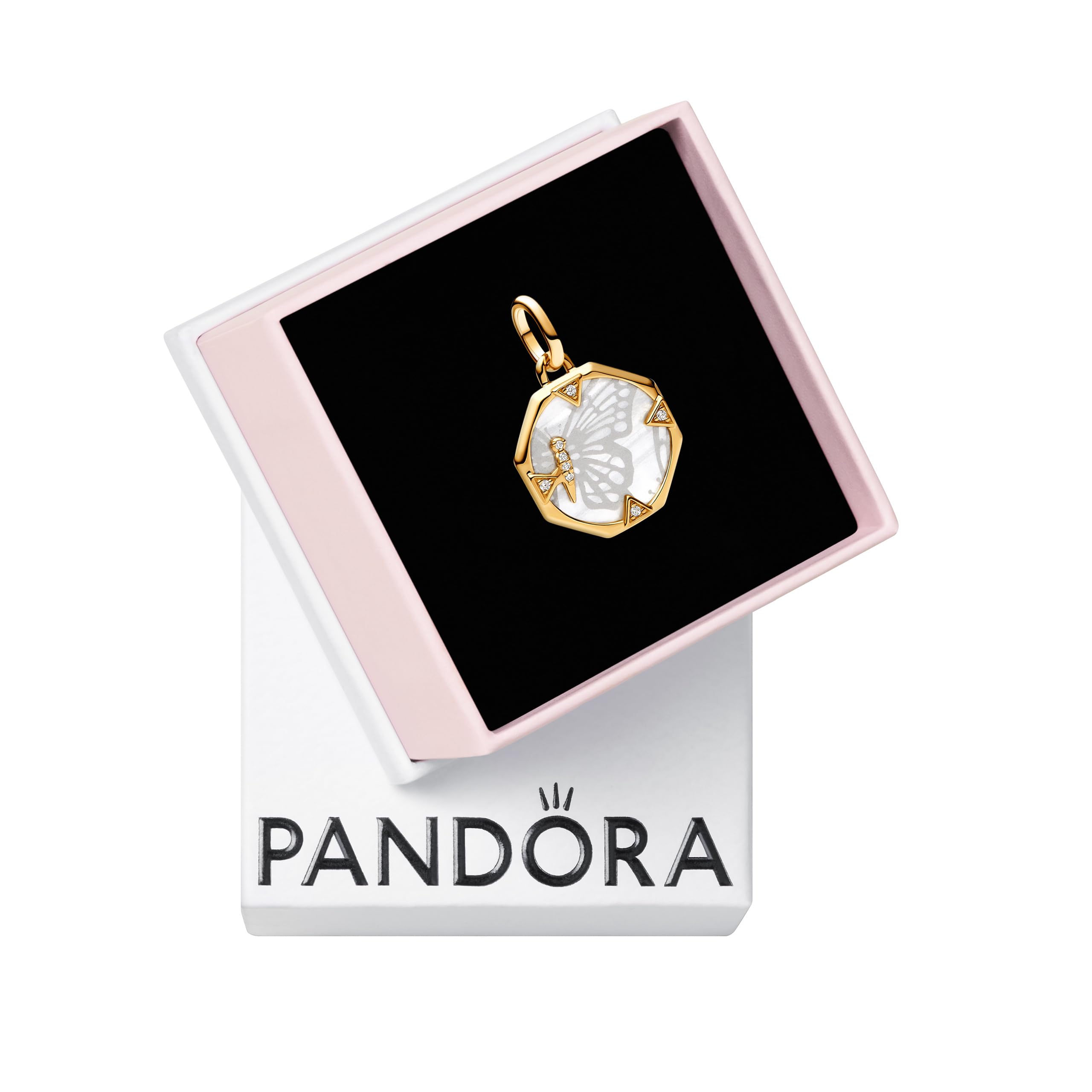 PANDORA ME Colección de dijes chapados en oro de 14 quilates