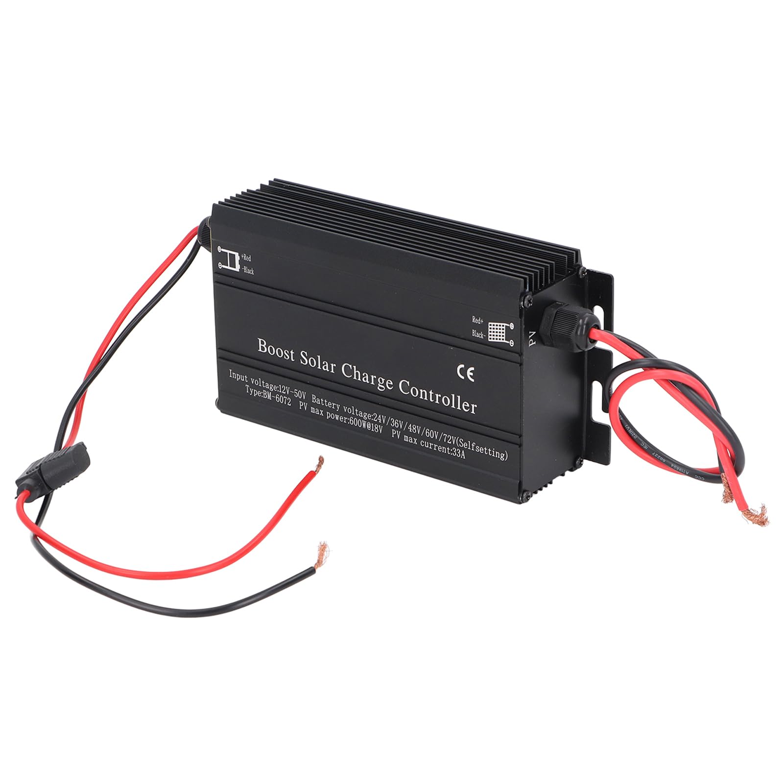 Fafeicy Kontroler ładowania Słonecznego MPPT Boost, Regulator Paneli