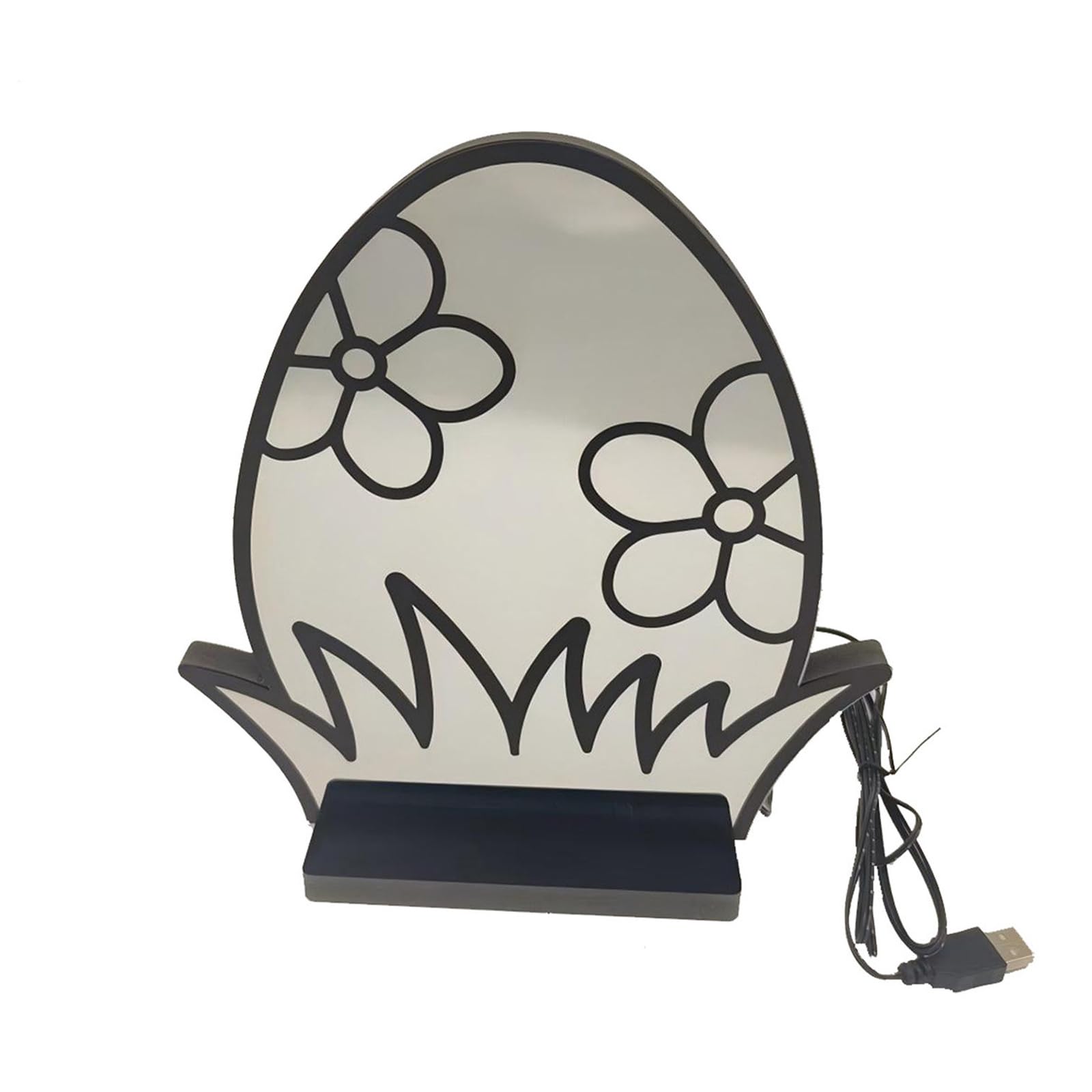 Geavonyg Desktop Lighting LED Lamp Easter Eggs Tunnel Light Desktop for Holiday Festive Decoration Easy to Use Easter Eggs Infinitely Mirroring Tunnel Light for Festive Home Decoration Desk