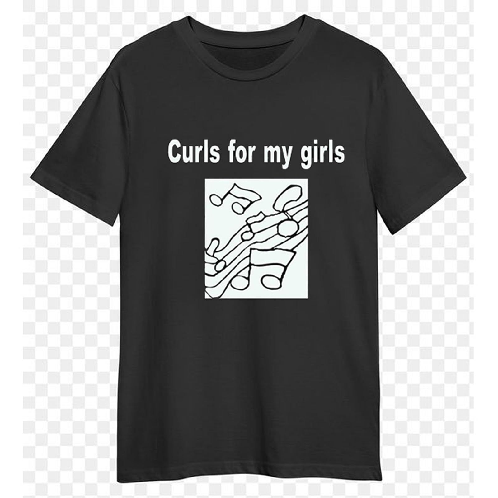 DALYNNMen's White Tshirt with Piano Music Keyboard - Michael Beat It T-Shirt Tee-Cotton Adults