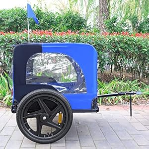 NicBex-Dog-Stroller-with-Folding-Frame-Pet-Stroller-16-Inch-Air-Wheel-Pet-Bike-Trailer-for-Dogs-Foldable-Bicycle-Pet-Trailer-Durable-Construction-Blue - Cucciolini Doodles   NicBex-Dog-Stroller-with-Folding-Frame-Pet-Stroller-16-Inch-Air-Wheel-Pet-Bike-Trailer-for-Dogs-Foldable-Bicycle-Pet-Trailer-Durable-Construction-Blue