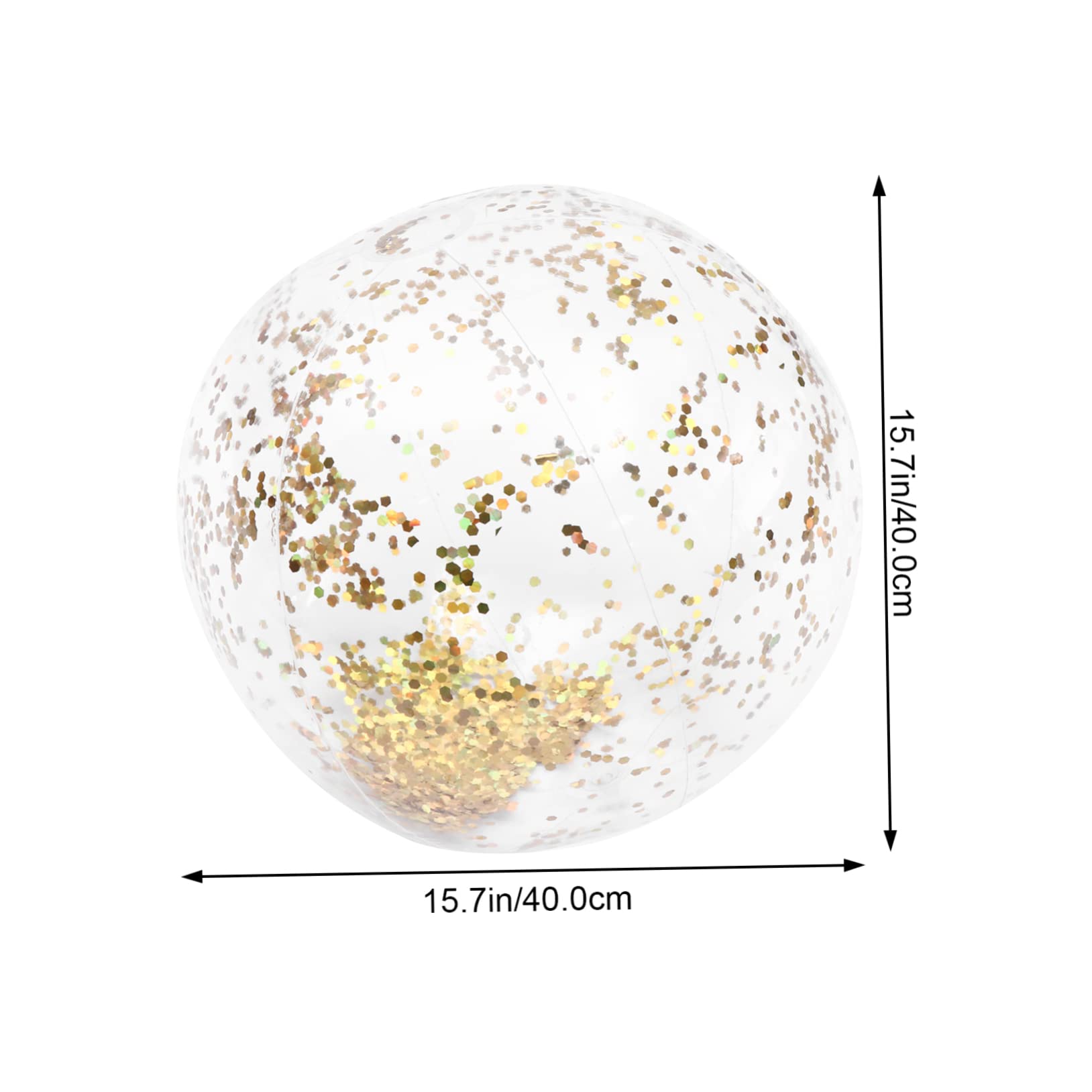 INOOMP 3pcs Inflatable Beach Ball PVC Beach Balls for Fun Includes Rainbow for Summer Activities