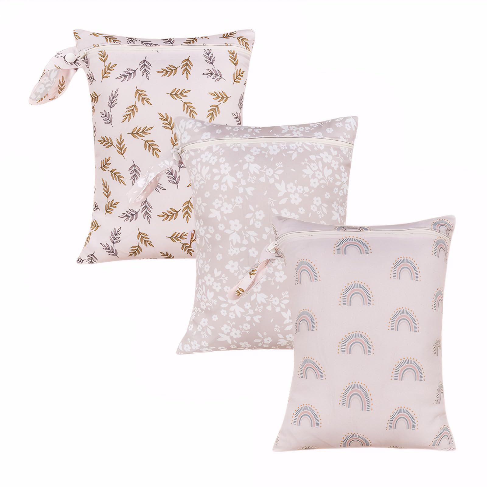 Wet Dry Bag for Baby, Swimsuit, Diaper Bag & Travel - Waterproof Reusable Leakproof Pouch for Wet Clothes, Swimsuits, Pool, Beach, and Gym