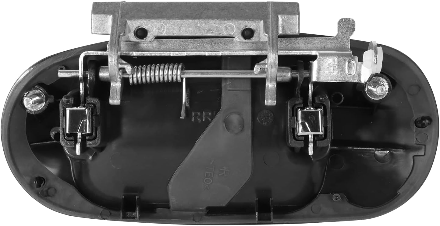 Auto Dynasty Factory Style Front Door Pull Handle Compatible with Ford Expedition Lincoln Navigator 2003-2009, Passenger Right Side, Smooth Black/Chrome