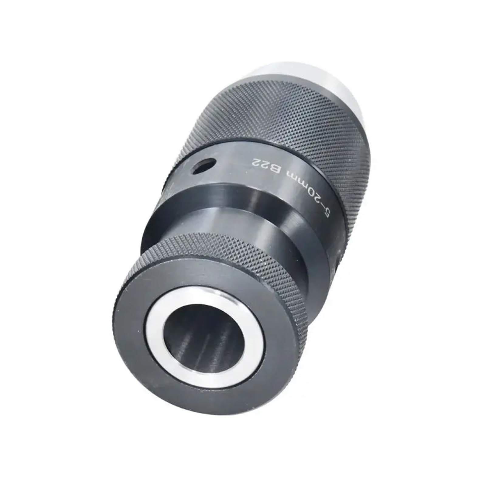 Portabrocas B10 B12 B16 B18 B22 Portabrocas de fresado sin llave Mandril de sujeción automática con bloqueo y autoapriete Accesorios for torno(Alloy,B22(5-20mm))