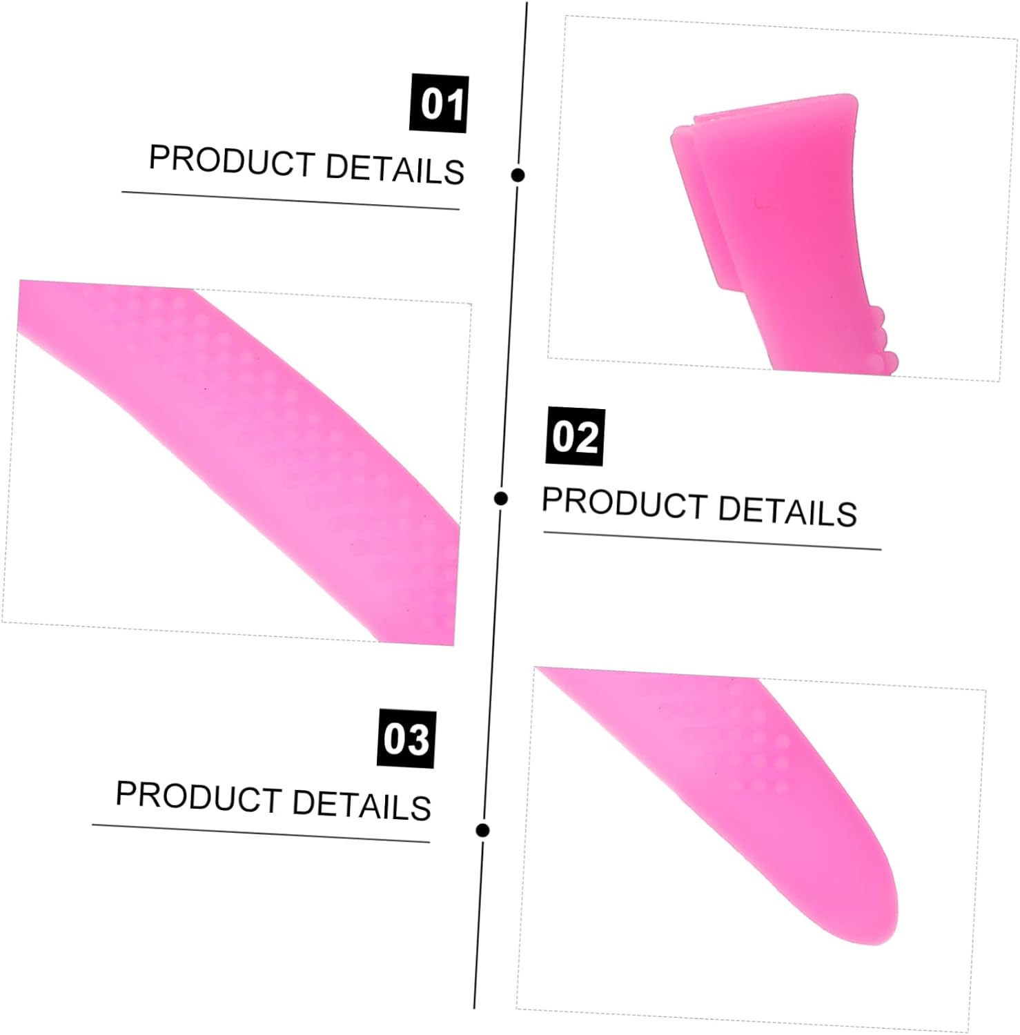 5pairs Nail Art Cuticle Scissors Handle Covers Silicone Trimmer Handle Case Sleeves Random Color