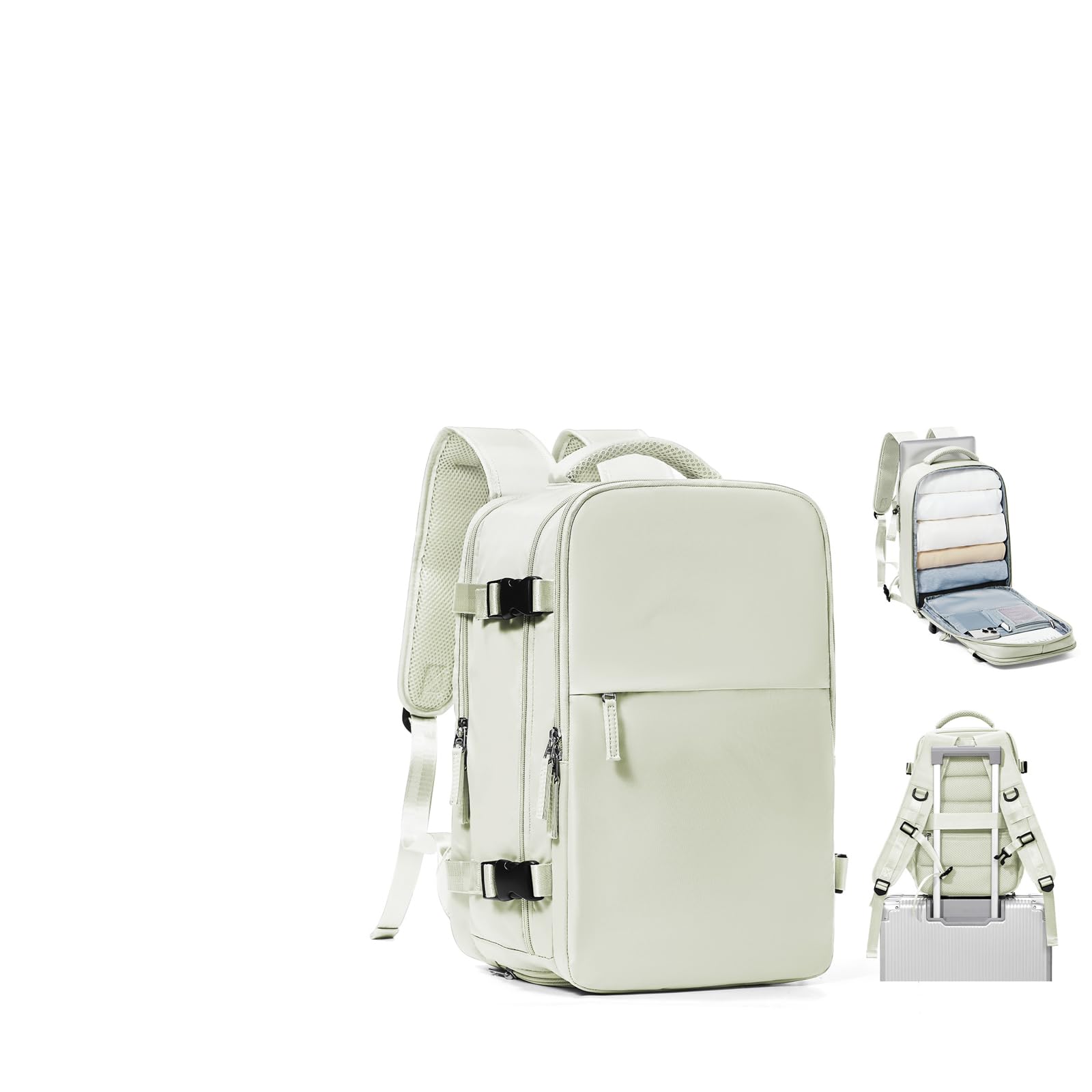 SZSYCN Borse da Cabina per Ryanair 40x20x25 Bagaglio a Mano Easyjet 45x36x20 Zaino Viaggio 40x30x20 Wizzair Zaino da Viaggio aereo Bagaglio a mano Zaino Donna Zaini Casual con scomparto per laptop