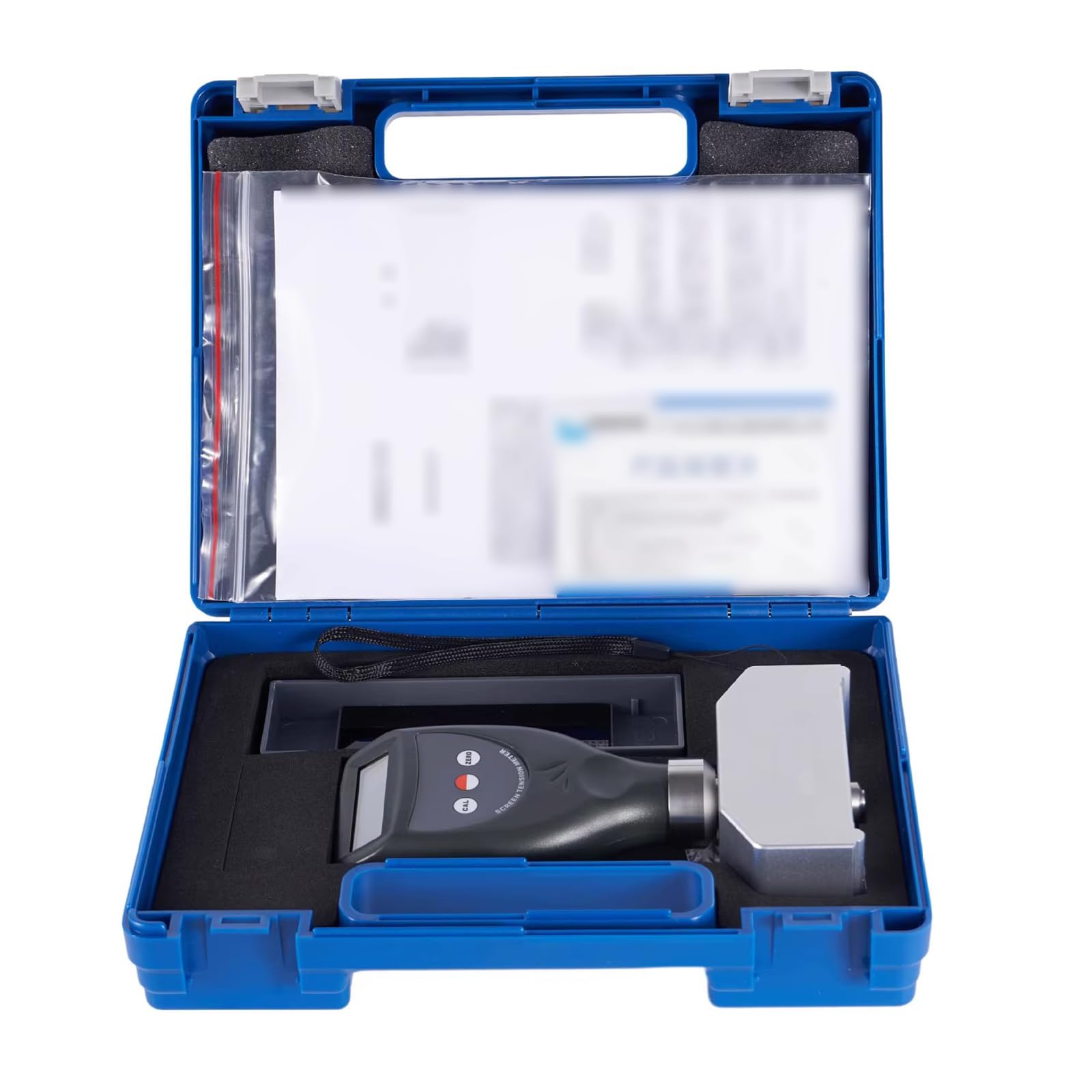 Spannungsmesser für Siebdruck, 0-45 N/cm Digitales Tensiometer mit LCD, 0,1 Auflösung für Schablonenspannungsprüfung