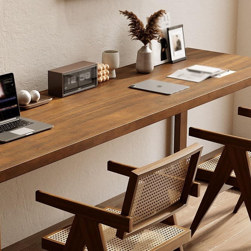 Tea Table Computer Desks Solid Wood Double Study Desk Home Student Table Long Modern Simple Bedroom Office Coffee Table