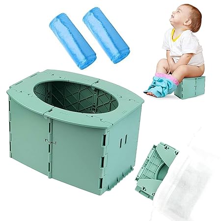 Portable Potty for Toddler,Travel Potty for Kids，Travel Potty for Car，Apply toCamping, Tourism, Outdoor, Indoor