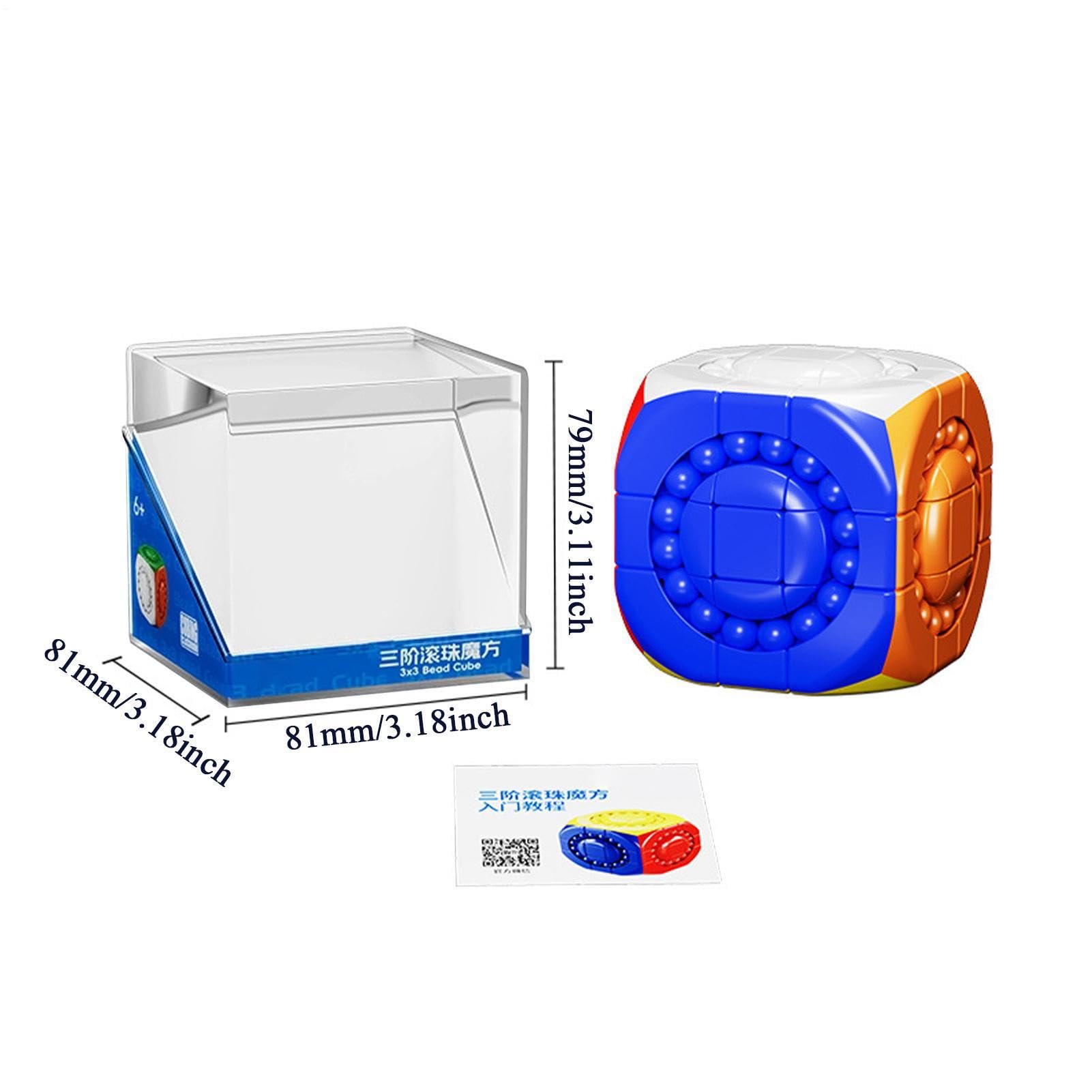 Cubo Laberinto 3D Magnético – Juego De Bola Rodante Para Niños Y Adultos | Mejora Concentración Y Alivia El Estrés