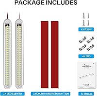 Vista 9 de CT CAPETRONIX - Barra de luz interior LED de 12 V, 120 LED, 1500 lúmenes, 8 W, CC, 12 voltios, con interruptor de encendido/apagado, para remolque