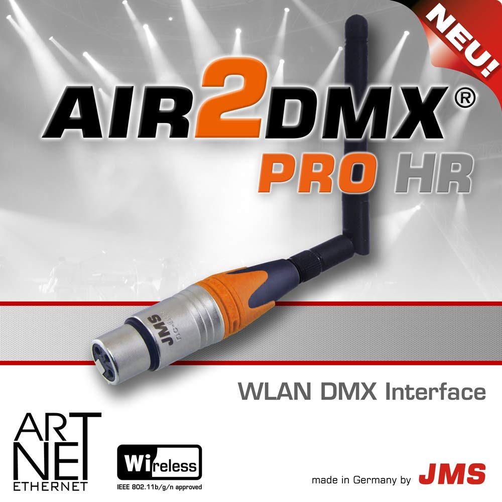 JMS AIR2DMX PRO HR Interfaz WLAN DMX, ArtNet