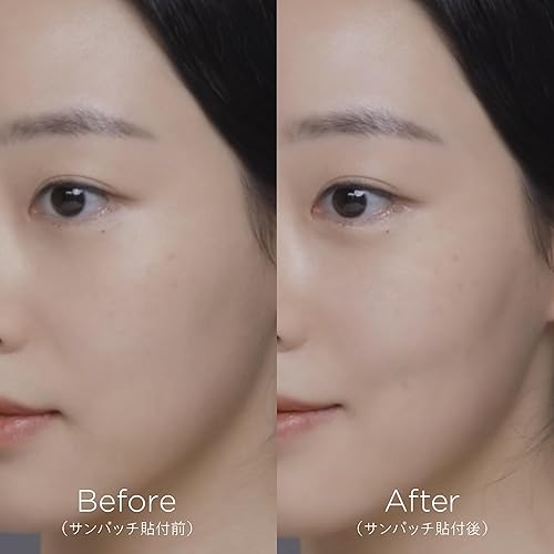 Miniatura 2 de Parche solar transparente de película ultrafina UPF50+, parche de piel desnuda, maquillaje transparente, 8 parches de mejillas + 4 parches para la