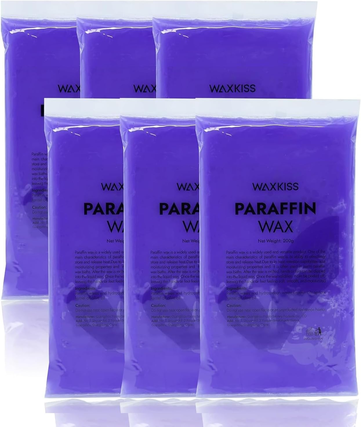 Paraffin Wax for Hand and Feet, 6 pack Paraffin Wax of Lavender scent, Paraffin Wax Bath for Hand and Feet Moisturizing