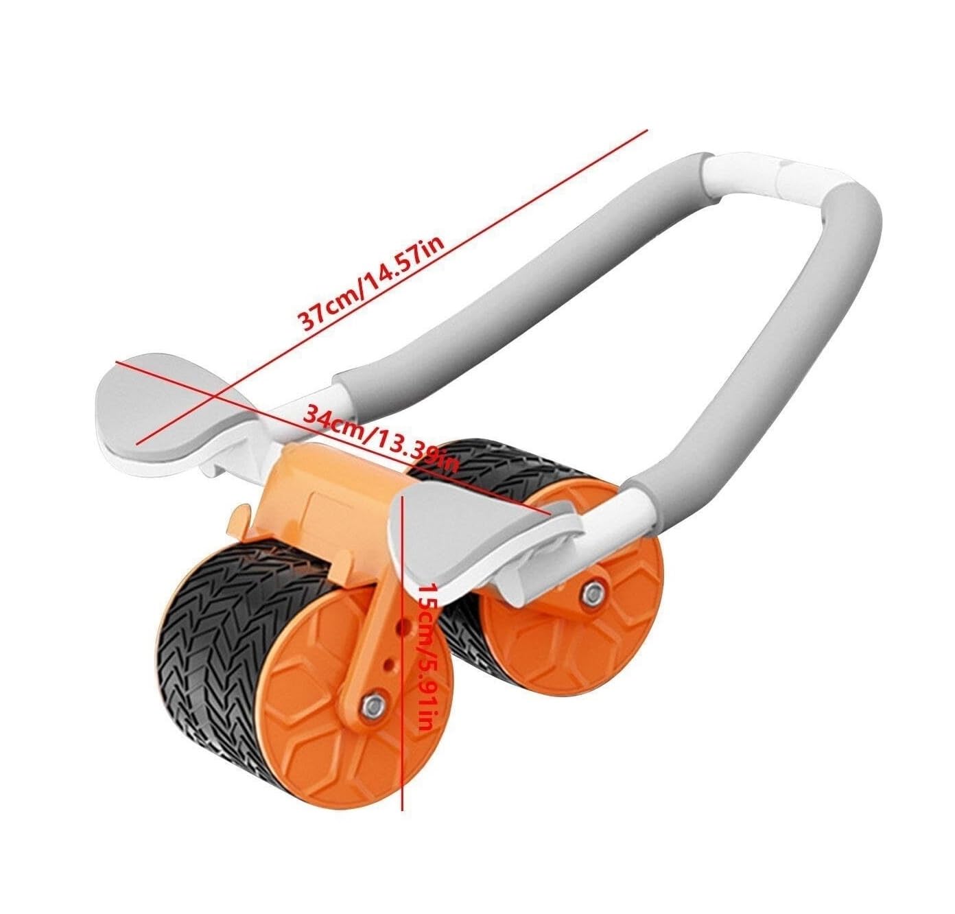 rodillo abdominal, Rueda abdominal antideslizante con rodillo for un mejor entrenamiento del core y rebote automático en el codo
