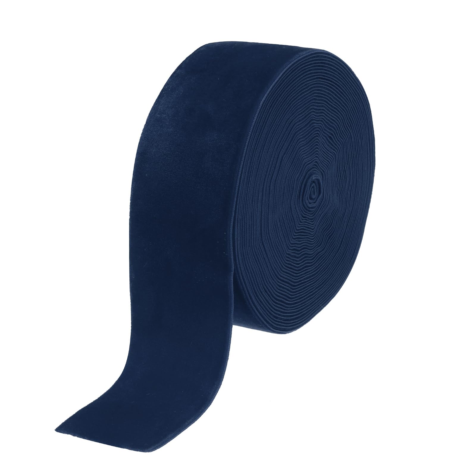 sourcing map Velvet Ribbon 2 Inch x 10 Yard Single Face Spool Silky Velvet Fabric for Bouquets DIY Crafts Gift Wrapping Wedding Party Dark Purple