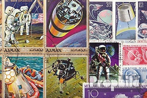 Prophila Collection Motives 50 Various Space and Missile Stamps in Complete Issue (Stamps for Collectors) Space