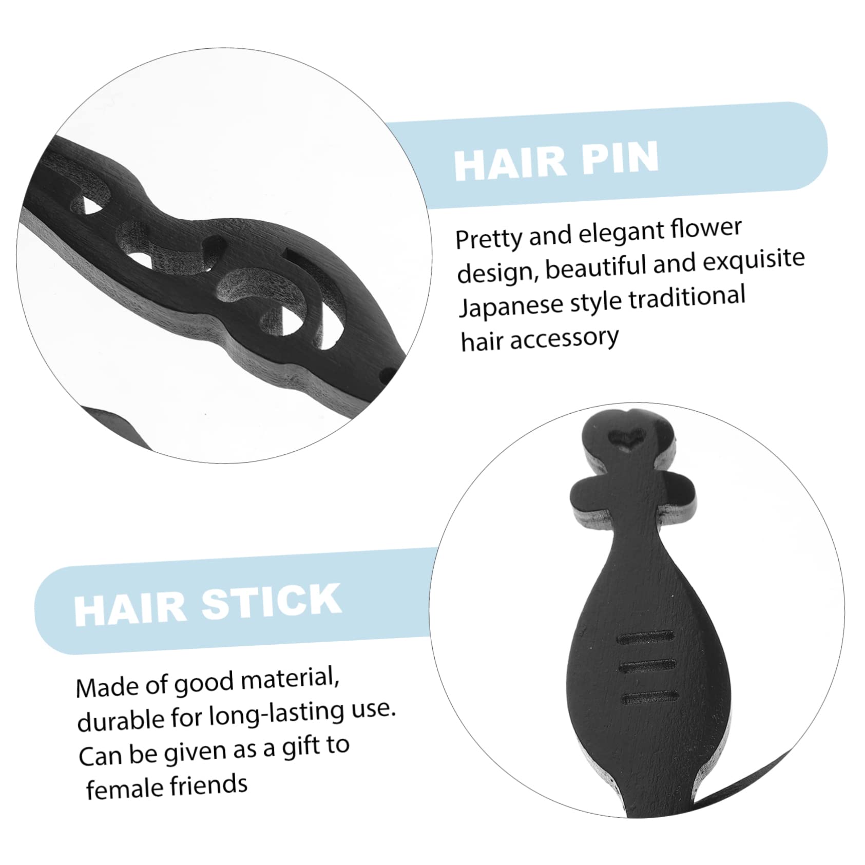 Ipetboom 30piezas Horquillas De Madera Retro Para Mujeres Bastones Para Recogidos y Peinados Accesorios De Estilo Chino Para Eventos y Uso Diario