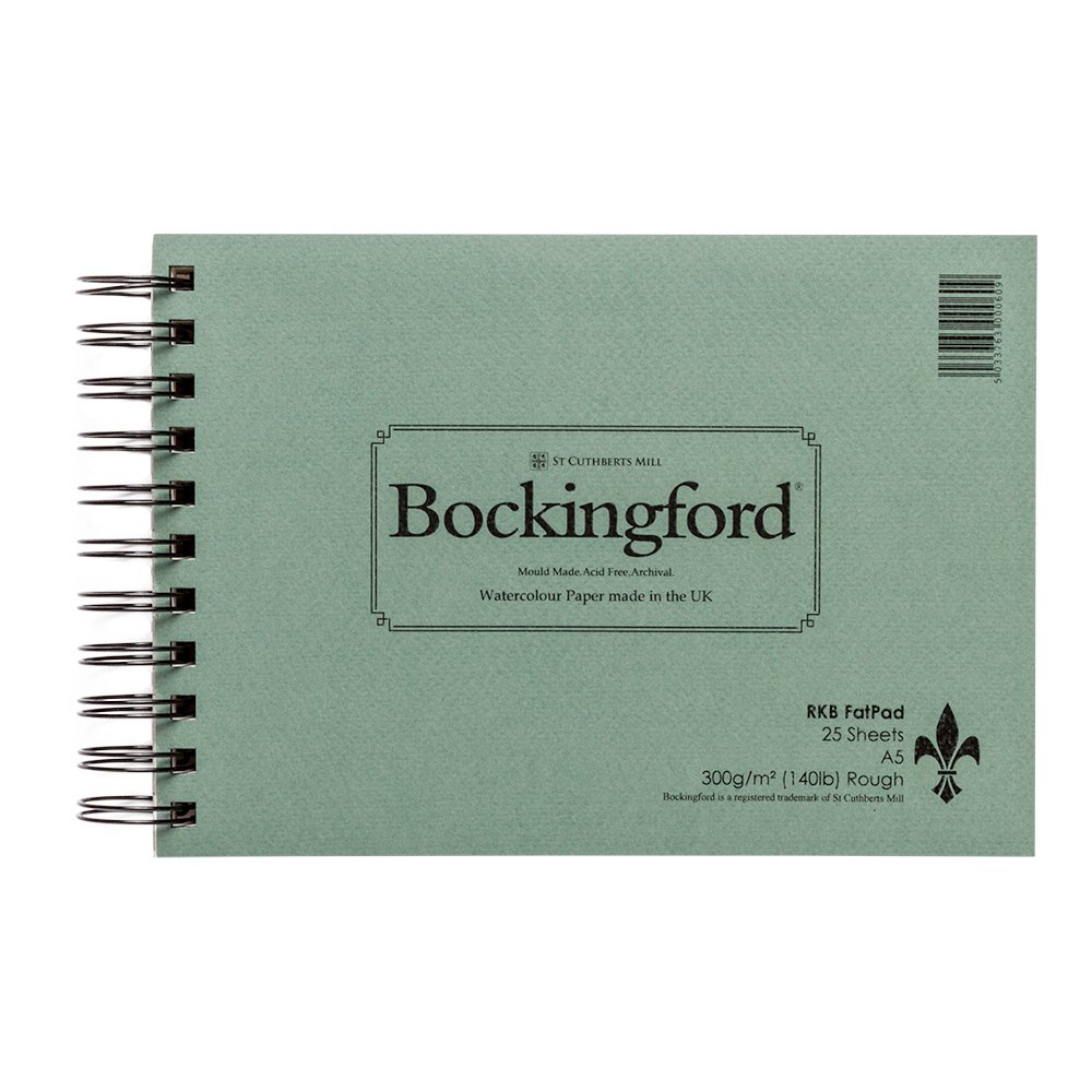 Bockingford 300gsm Spiral Pad 7" X 5" (180 X 130mm) Rough