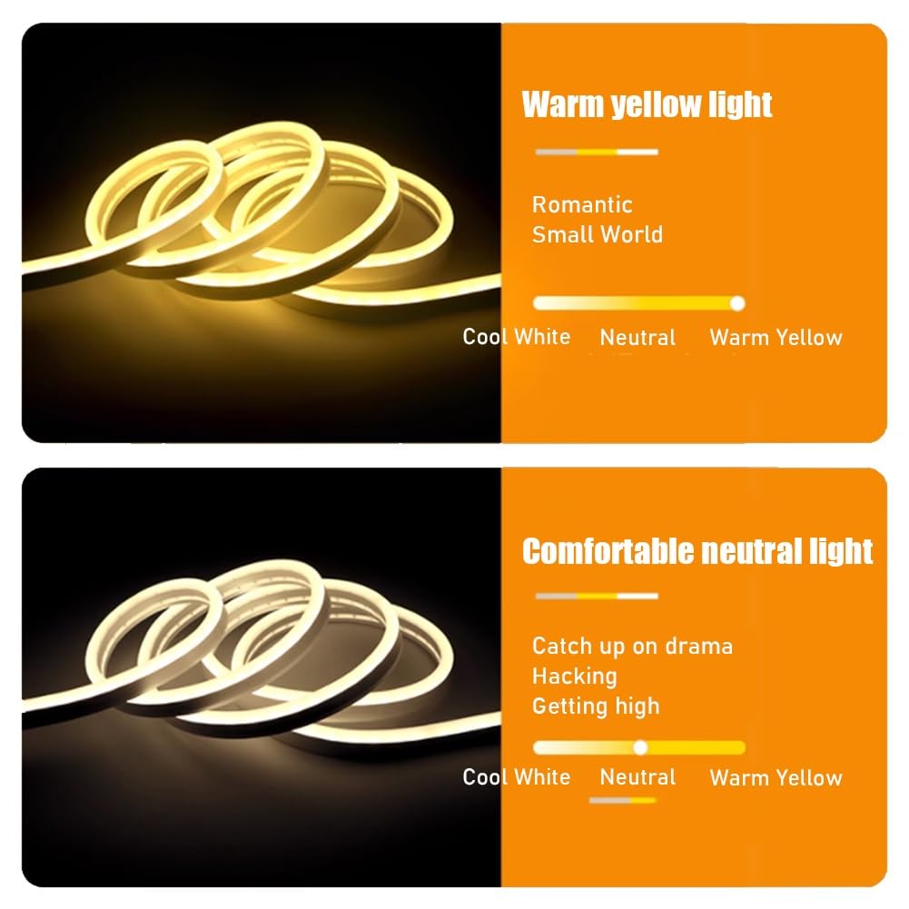 Luci A Striscia Led Flessibili Striscia Di Luci A Led Curvatura E Piegatura Libera Nessuna Deformazione USB Plug And Play Luce Morbida Aggiunge Atmosfera Adatto Per Schermi TV Da 24-111 Pollici(Warm Y