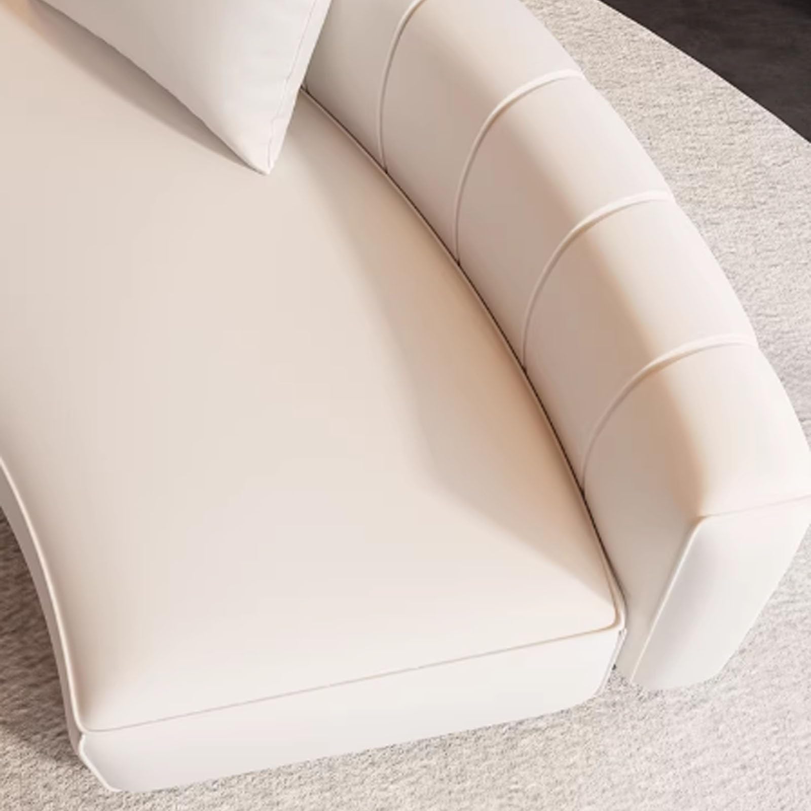 Moderno sofá semicircular, diseño único para oficinas, hoteles, áreas de recepción y áreas de descanso, muebles contemporáneos de lujo