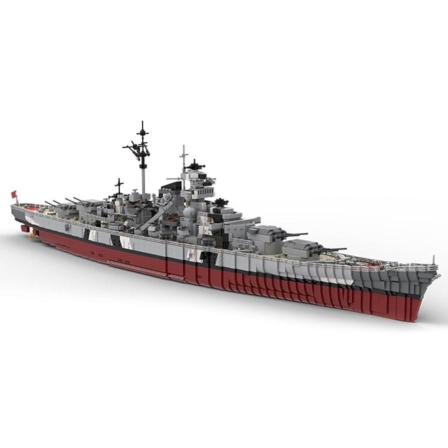 Amazon.co.jp: ドイツのビスマルク戦艦モデルモジュラー構築