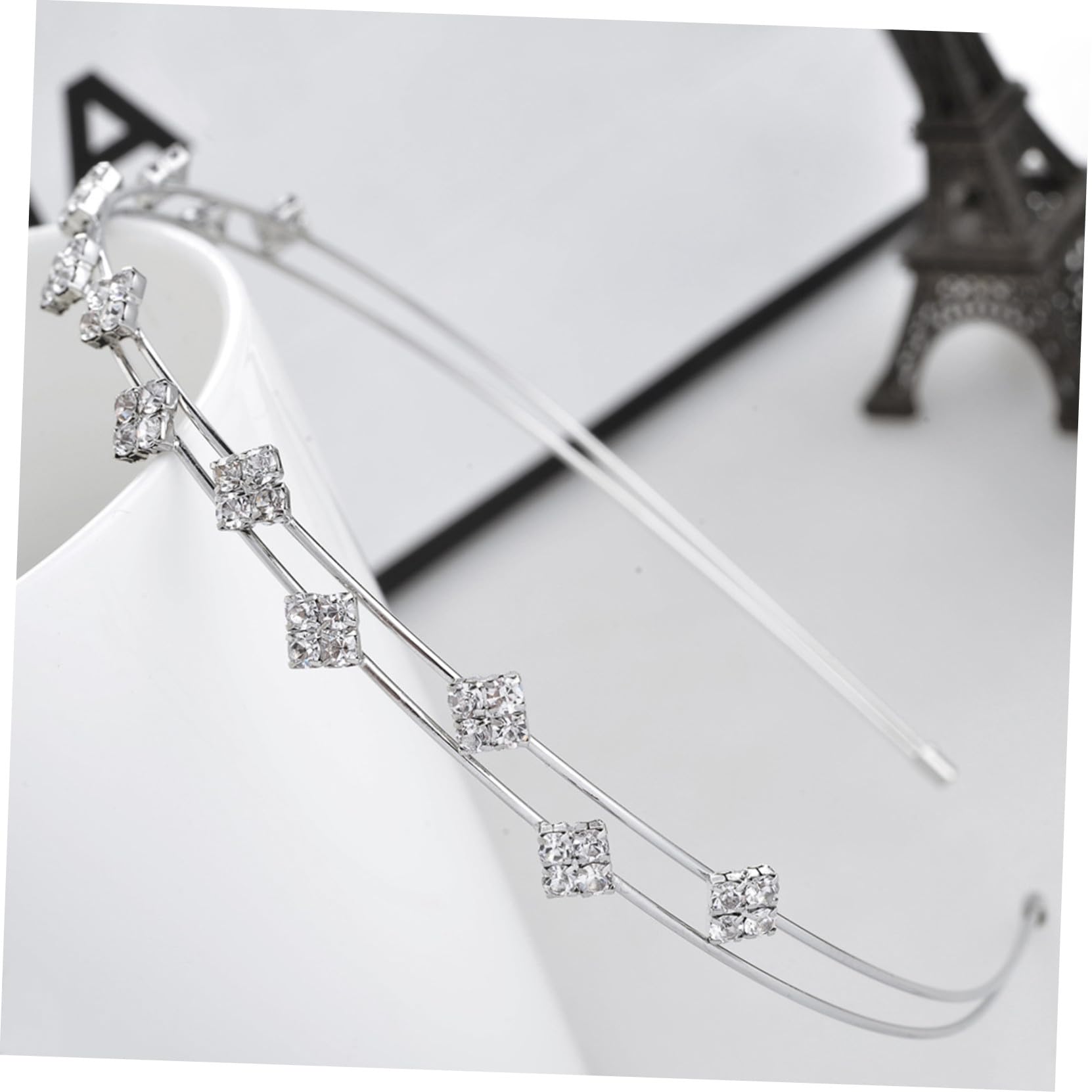 Beavorty 16piezas Diadema De Novia Perlas y Brillantes Accesorio Elegante Para Bodas De Decoración De Cabello Para Mujeres y Niñas