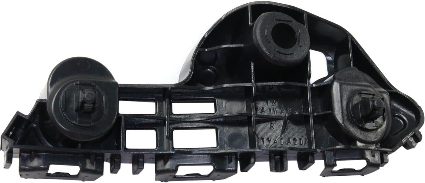 DAT AUTO PARTS Front Right Passenger Side Bumper Cover Support Bracket Retainer Replacement For 2018-2022 Toyota Camry Black Textured Plastic TO1033124 5253506210
