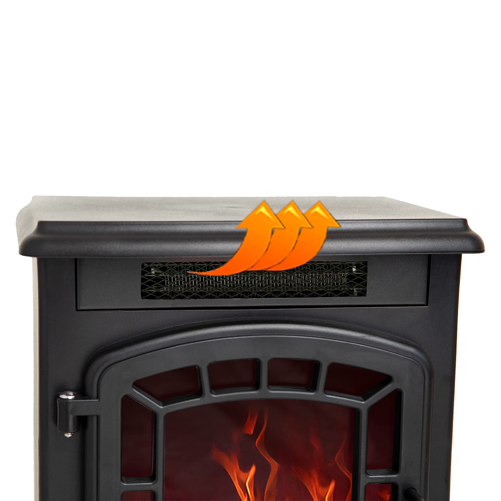 Amazon.com: FLAMEu0026SHADE Electric Fireplace Stove, 23 inch Portable  Freestanding Space Heater for Indoor use : Home u0026 Kitchen