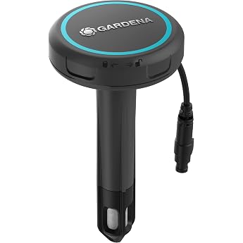 Gardena 01867-20 Soil Moisture Sensor: Automatic Watering, Can Be Used Directly on the Lawn Area, 5 m Long Connection Cable, 