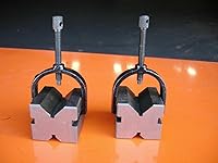 Vista 7 de AnNafi Industrial H5608 - Par de bloques en V con abrazaderas de 1-5/8 pulgadas Superficie 100% precisa Bloques planos endurecidos con tierra