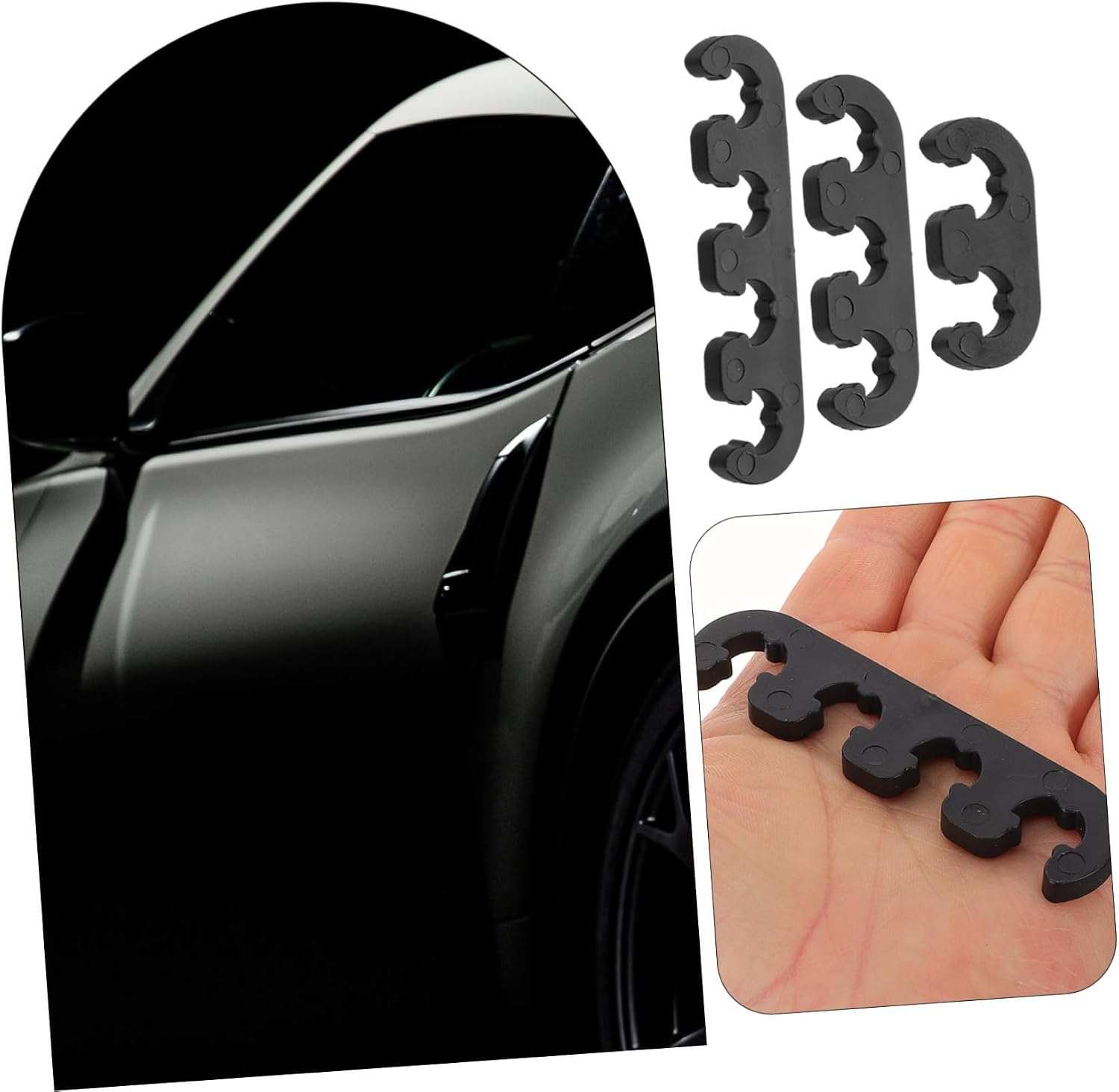 1 Set Plug Wire Separators Wear Resistant Spark Plug Wire Loom Holders for Easy Organization Installation Cars Multi Design Prevents Tangling Overheating